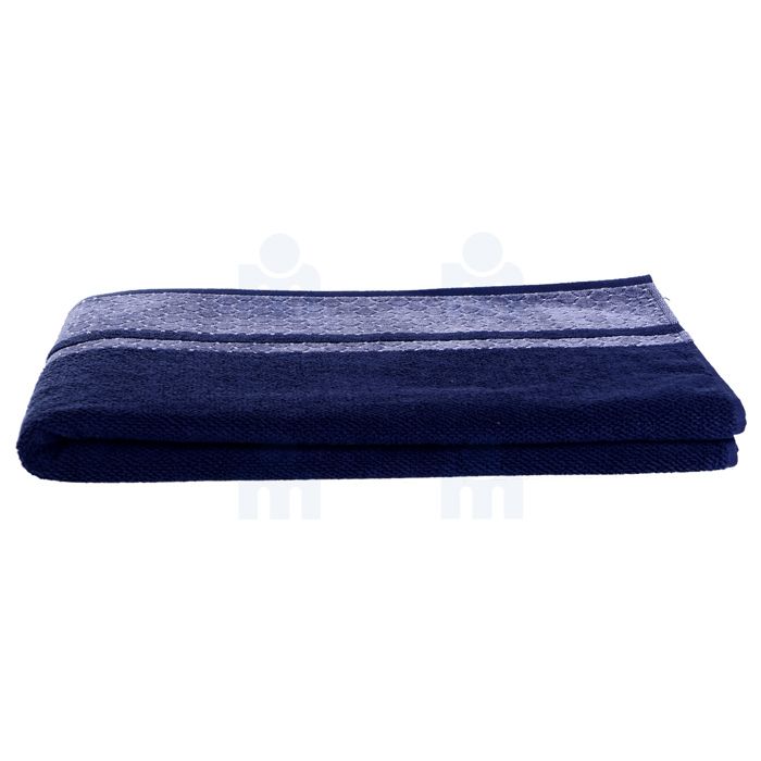 Serviette jacquard 450 GSM M0778 40X70cm bleue x1 pièce