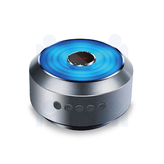 Enceinte bluetooth rond en métal MF019031 3W - CITYTEK
