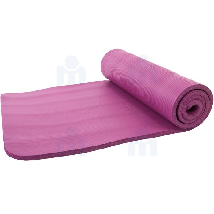 Tapis de yoga rouge/bleu 180x61x1cm