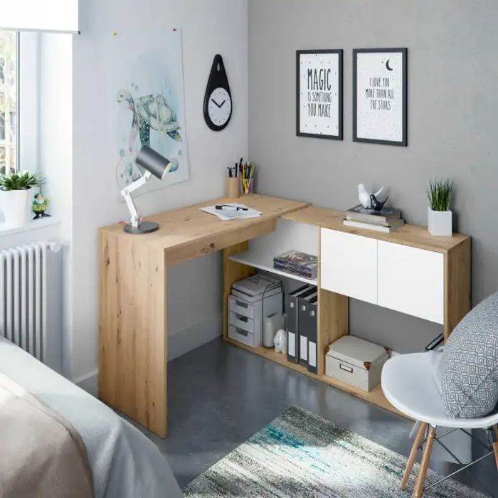 DUO Bureau avec étagère Vertical ou horizontal