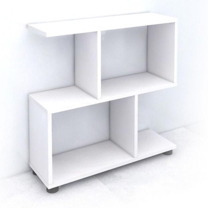 Bibliothèque HVP 60x19,7x60cm - Blanc