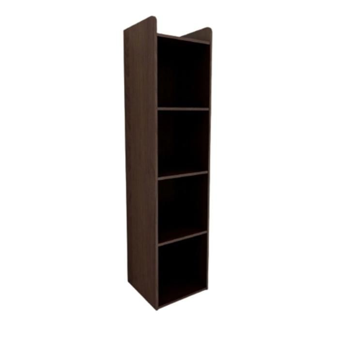 Meuble etagère Polycube HVP 4 Niches 31,1x29,5x129,5cm - Wenge