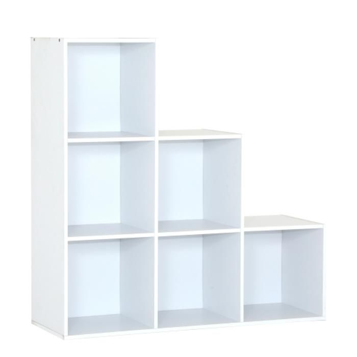 Meuble Étagère HVP 6 Niches - Blanc