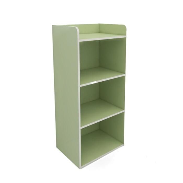 Meuble etagère Polycube HVP 3 Niches 42x29x89cm - Vert