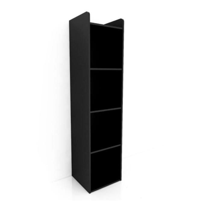 Meuble etagère Polycube HVP 4 Niches 31,1x29,5x129,5cm - Noir