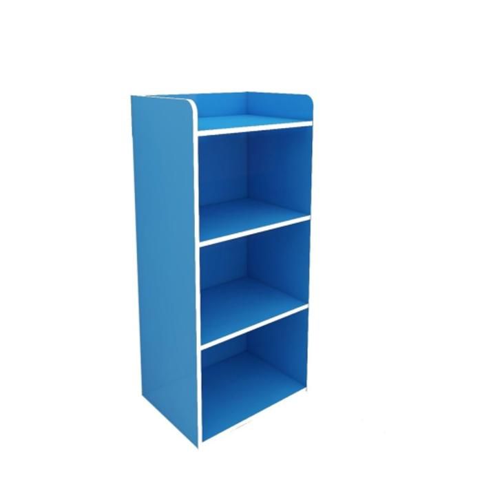 Meuble etagère Polycube HVP 3 Niches 42x29x89cm - Bleu