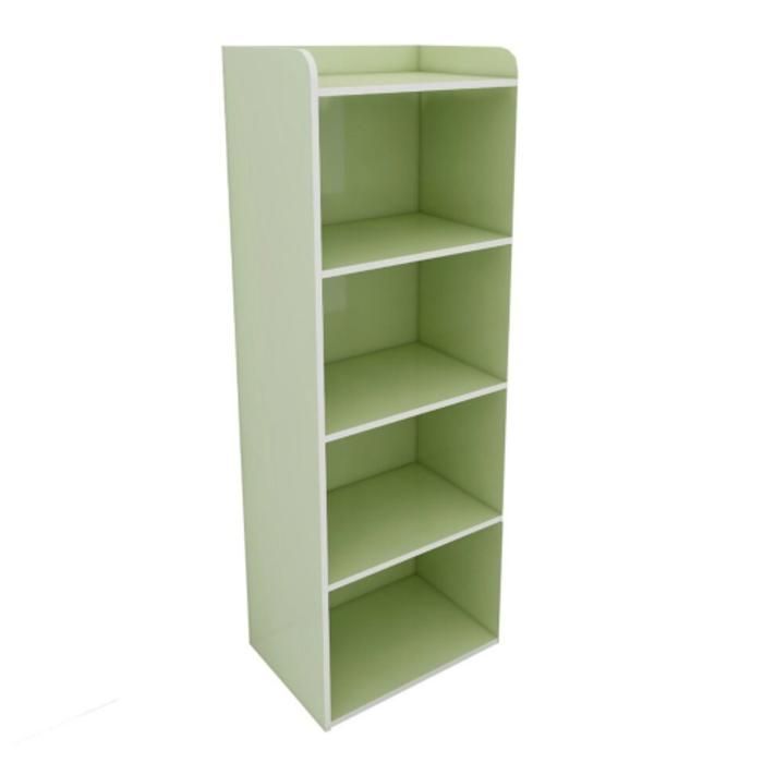 Meuble etagère Polycube HVP 4 Niches 42x29x118cm - Vert