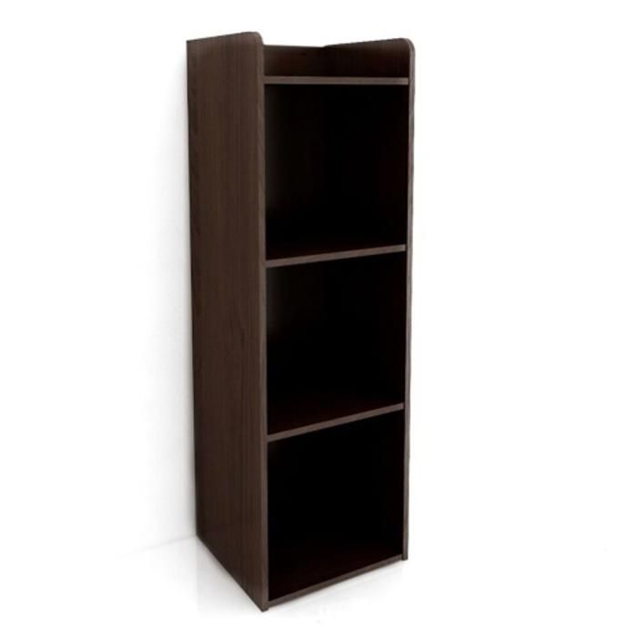 Meuble etagère Polycube HVP 3 Niches 31,7x29,5x99,5cm - Wenge
