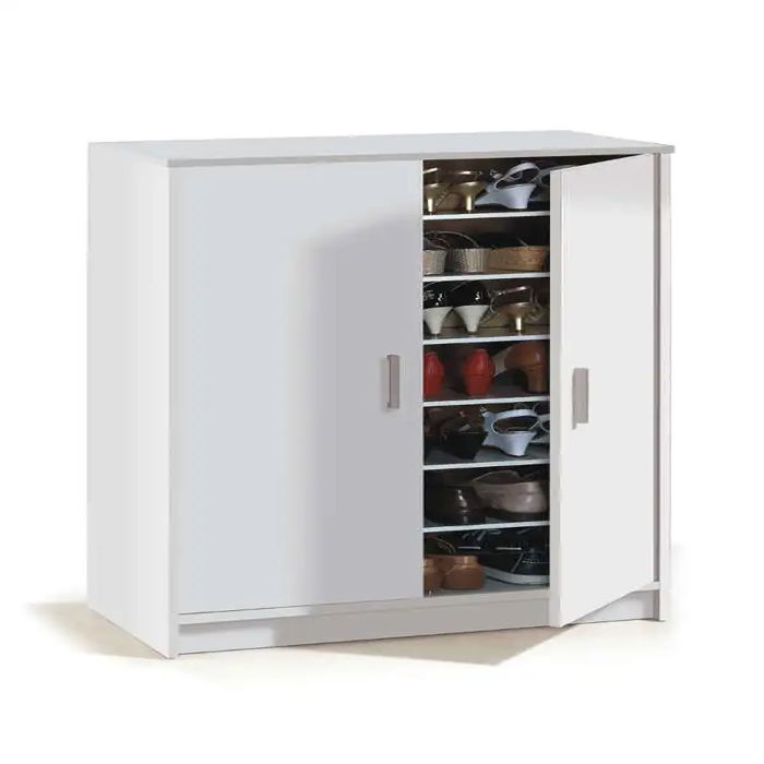 BASIC 75 meuble à chaussures (Blanc)