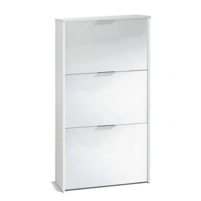 LC Meuble à chaussures 3 portes Blanc