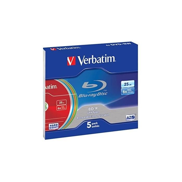 BLU RAY BD-R EN 5 PACK AVEC POCHETTE