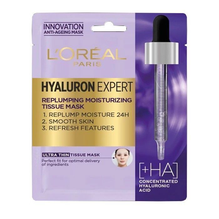 L'Oréal Paris Hyaluron Expert Masque Tissu Repulpant à l'acide hyaluronique 30 ml