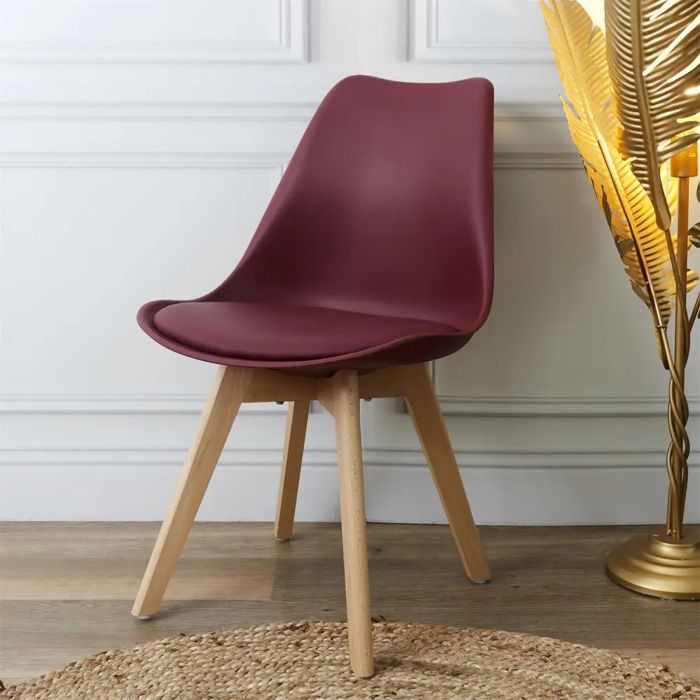SCANDI Chaise – Bordeaux
