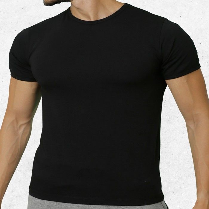 T-shirt Col-rond coton stretch