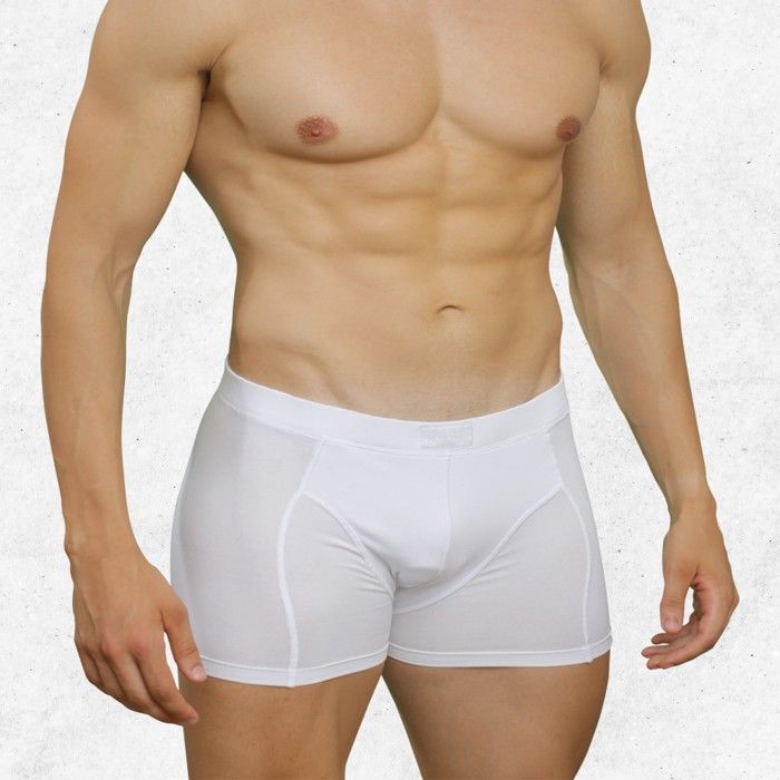 Boxer coton stretch ceinture recouverte