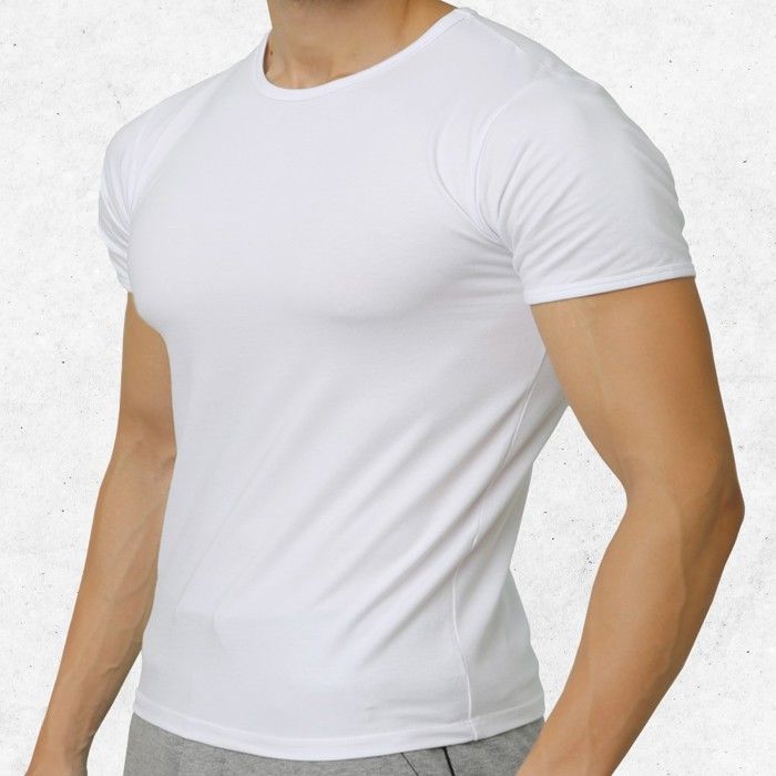 T-shirt Col-rond coton stretch BY MANISE