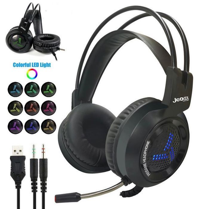 Casque Gamer PRO Ultra Flexible - Jedel  GH-39