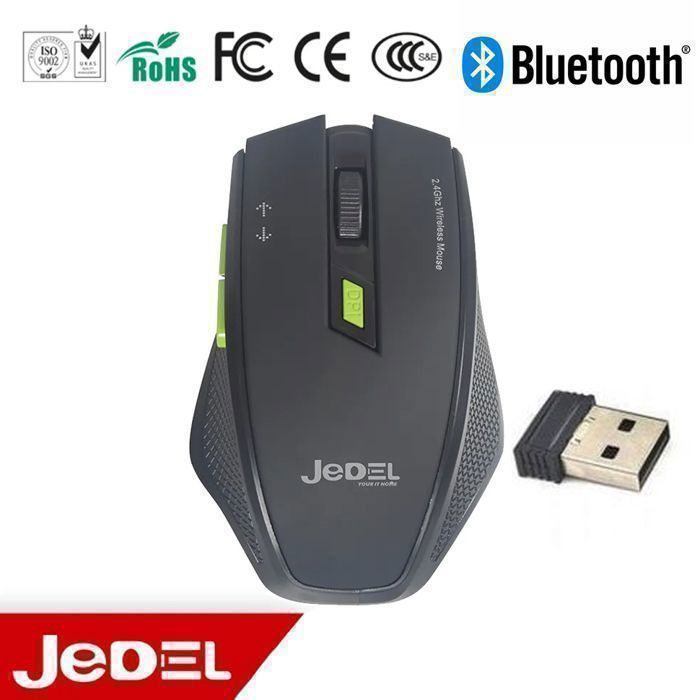 Souris Sans Fil avec nano USB 2,4 Ghz 6D Jedel W400 6D et 2400 DPI