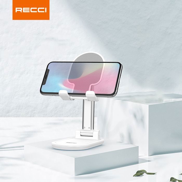 Support Mobile et Tablette Blanc - Recci RHO-M03
