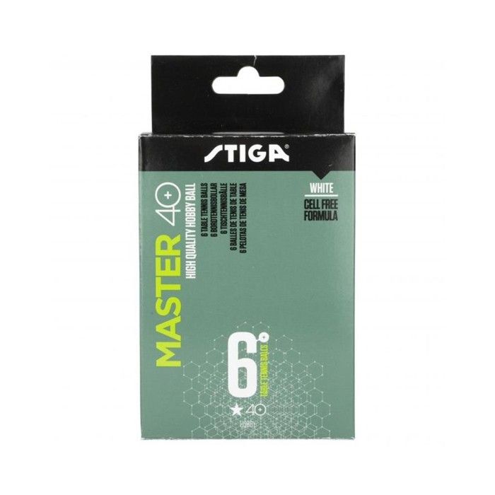 Balles TT Winner 2-Star 6-Pack Blanc