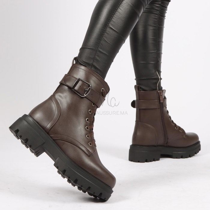 TINA - Bottines en Marron