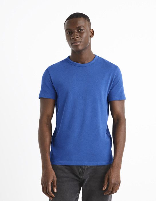 T-shirt col rond 100% coton