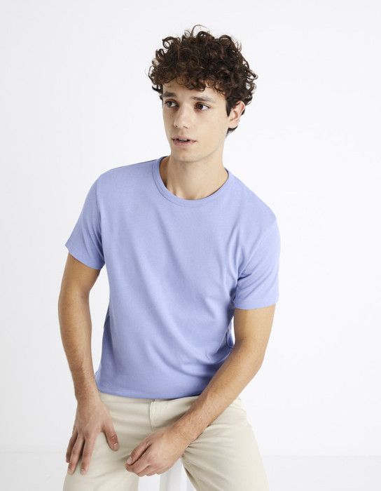 T-shirt col rond 100% coton