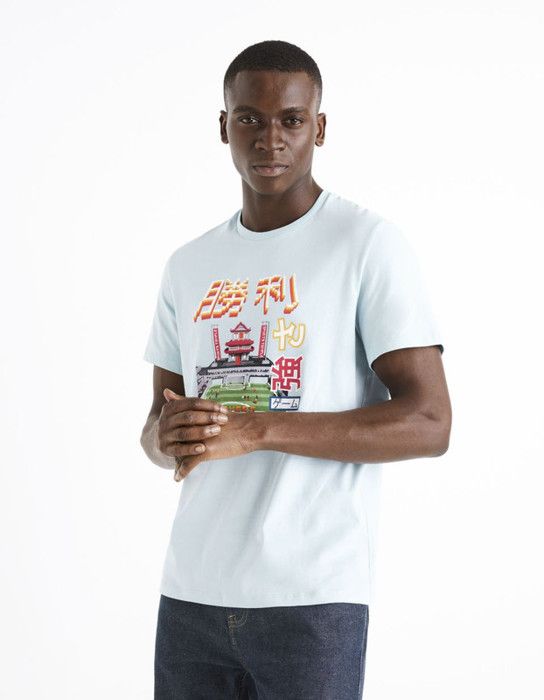 T-shirt col rond 100% coton