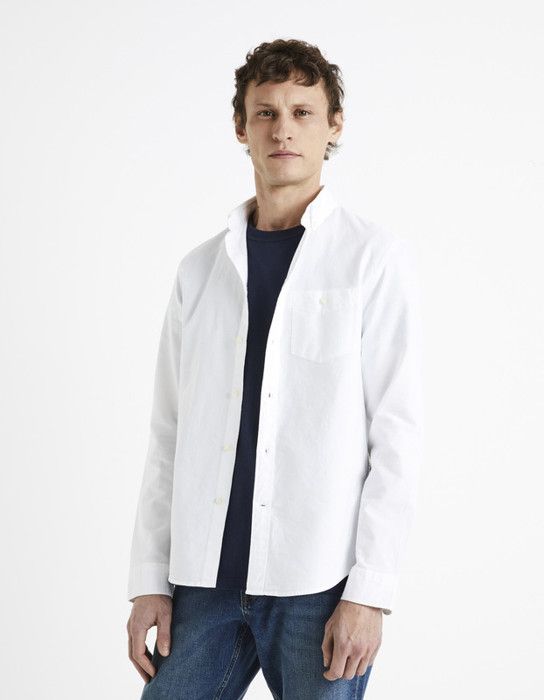 Chemise regular oxford 100% coton