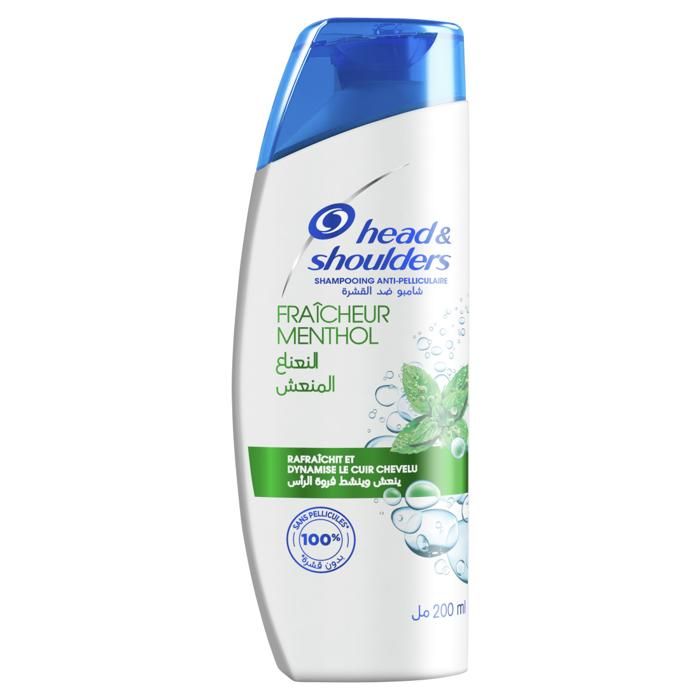 Head & Shoulders Shampoing Antipelliculaire Fraicheur Menthol - 200ml