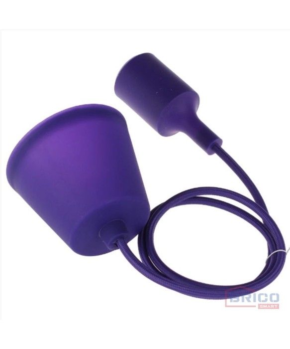 Suspension luminaire  plastique tripoli-violet