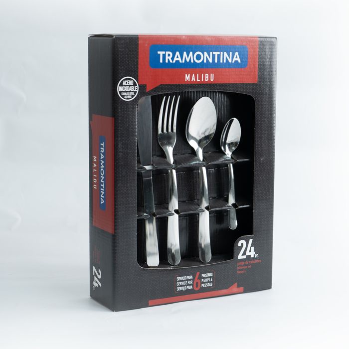 Couverts De Service En Inox 24  Pièces - Tramontina