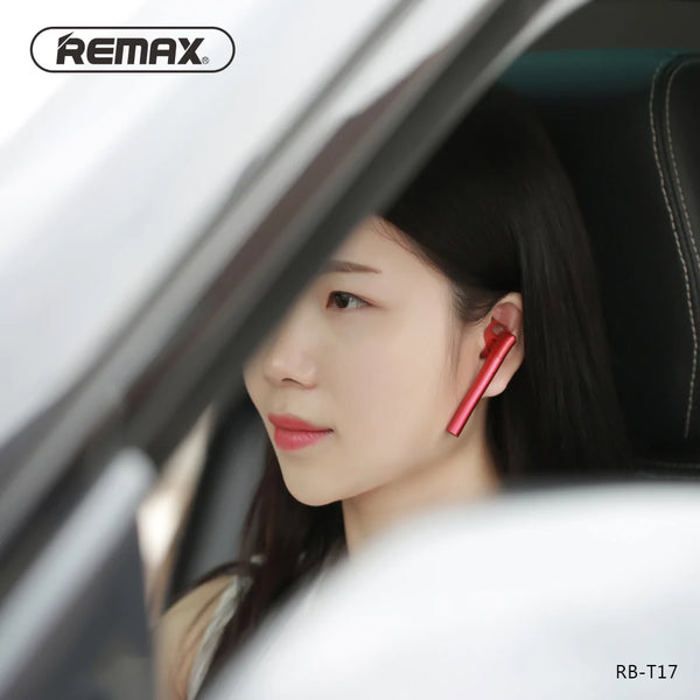 Ecouteur seule oreillette Bluetooth rouge Sans fil Bluetooth etanche REMAX RB-T17