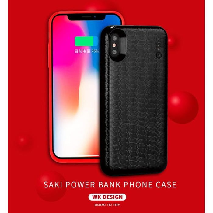 Pochette Power Bank IPhone X 3600mAh Coque SAKI REMAX WP-029