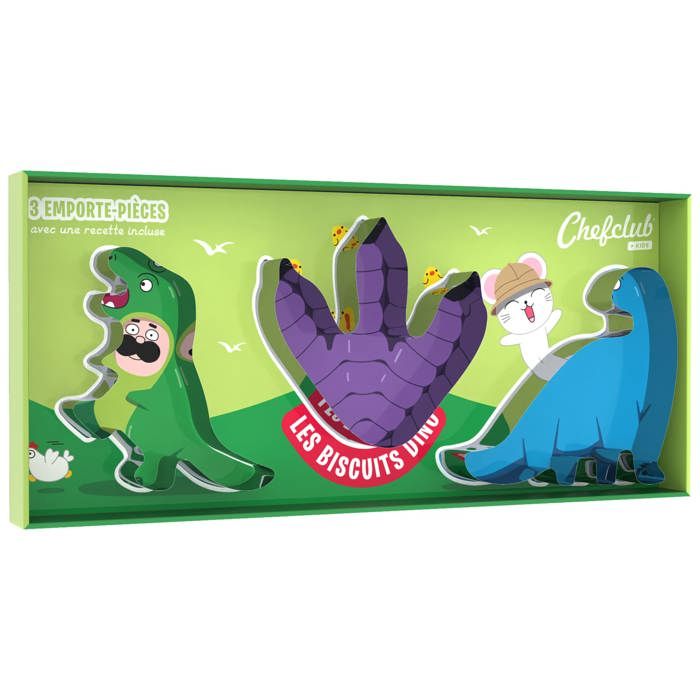 Emporte-Pièces Les Biscuits Dinosaures Chef Club Kids