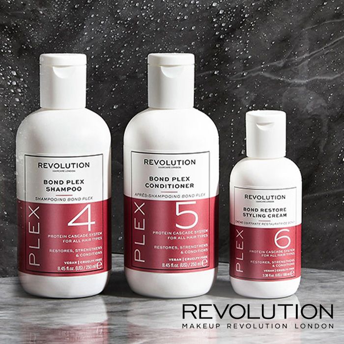 Pack soin capilaire réparateur Revolution Haircare Plex N° 4 + 5 + 6