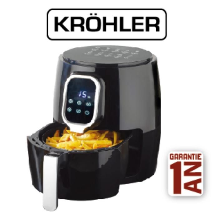 Friteuse sans Huile 5.0 L KRÖHLER - Air Fryer - control Digital - PEAF-3601