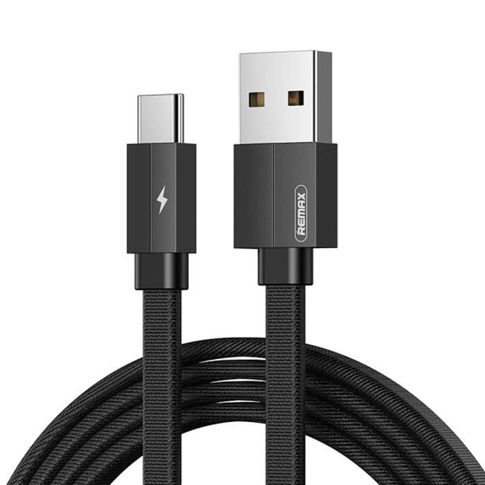 Cable Type C 2M TISSU Charge & Données USB - TYPE C 2.1A Remax RC-094A
