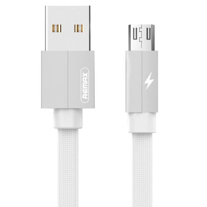 Cable samsung 2M TISSU Charge & Données USB -MICRO  2.1A Remax RC-094m