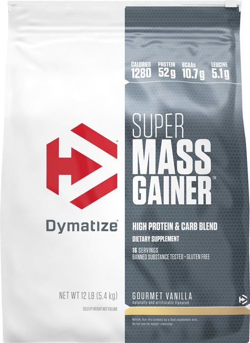 SUPER MASS GAINER 12LBS GOURMET VANILLA