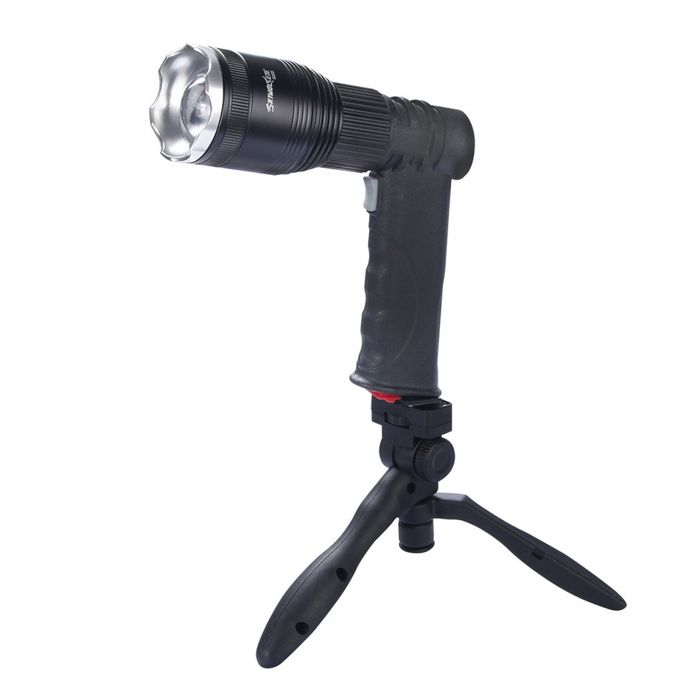 Lampe De Poche Militaire Pistolet Flash Puissante – LED Pistolet Lights Multifonction avec Câble USB et support de fixation