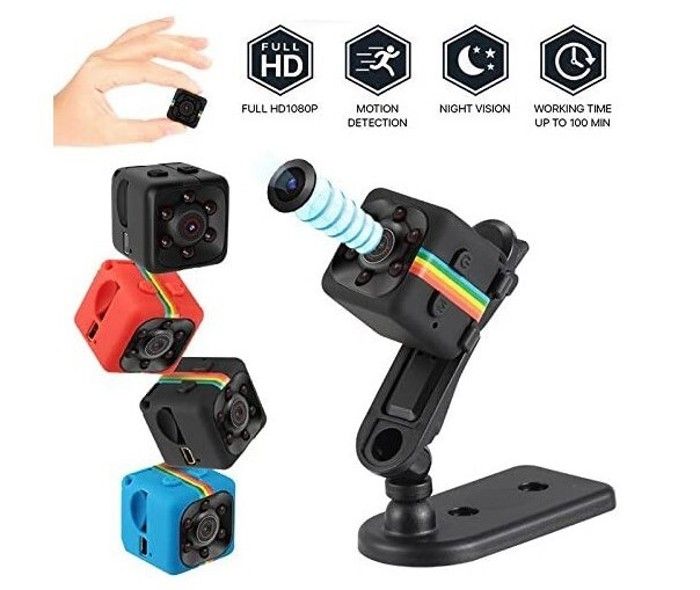 Mini Caméra Espion HD 1080P Caméra cachée Miniature HD Caméra Cube Portable Vision Nocturne Enregistreur de détection de Mouvement
