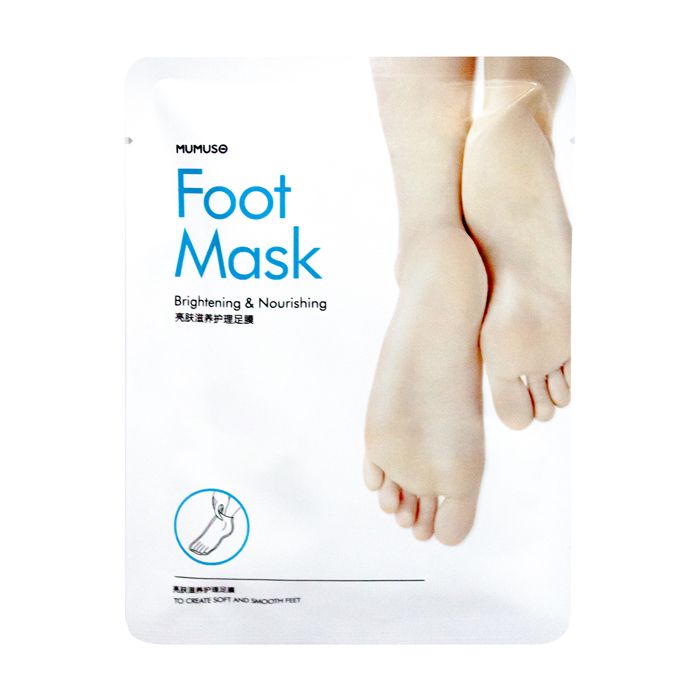 MUMUSO Masque pour les pieds - éclaircissant et nourrissant