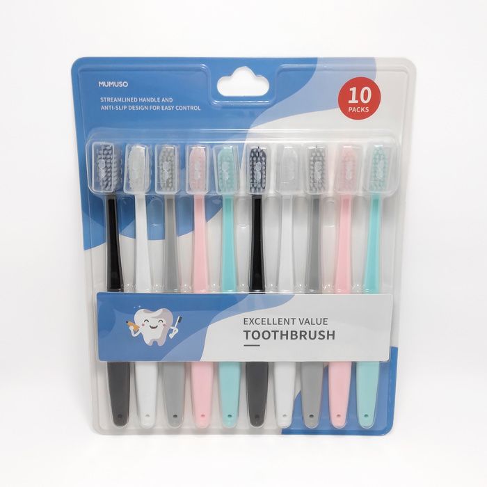 MUMUSO  Pack Economique De 10 Brosses À Dents