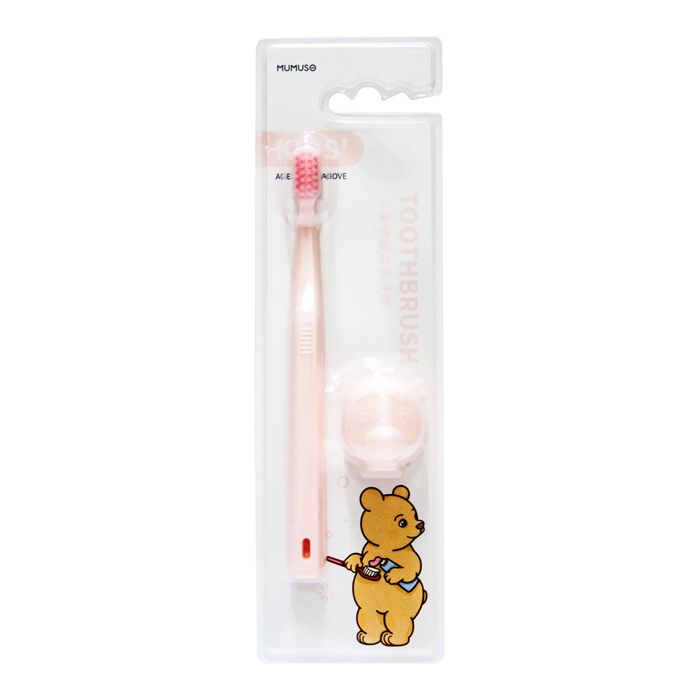 MUMUSO  Brosse À Dents Pour Enfants (Rose)