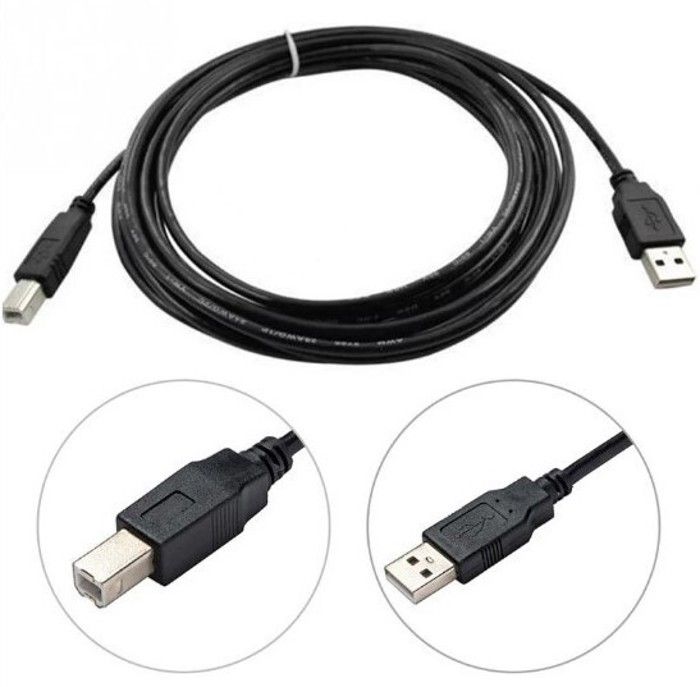 Câble pour imprimante GX HIGH 1.5M USB 2.0 Extension haute vitesse pour Canon, Hp, Epson, Brother, Type A à Type B