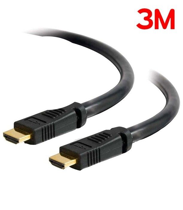 Câble HDMI 3 Mètres – Haute Vitesse (V1.4/2.0) – Pour Smart TV, PS4/PS3, Xbox, PC et Lecteur Blu-Ray
