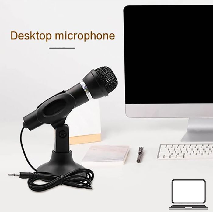 microphone de bureau PC convient à un ordinateur et à un ordinateur portable à utiliser prêt à l'emploi facile à utiliser