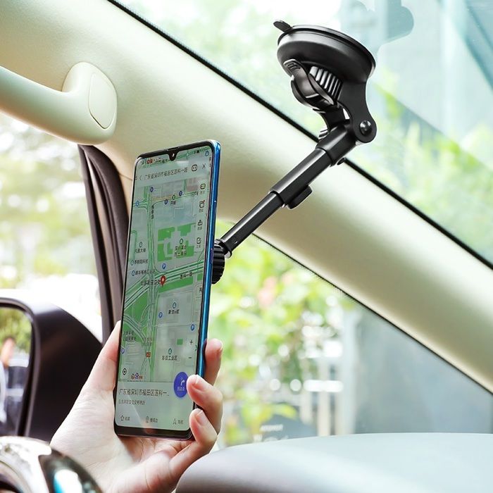 support de téléphone portable magnétique pare-brise de voiture pour console centrale