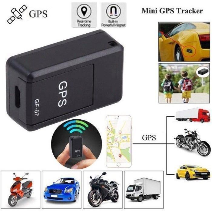 Mini localisateur GPS carte SIM (Non incluse) pour véhicule puissant magnétique - Anti-Perte